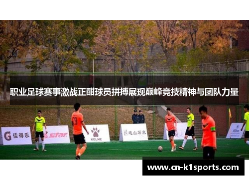 职业足球赛事激战正酣球员拼搏展现巅峰竞技精神与团队力量